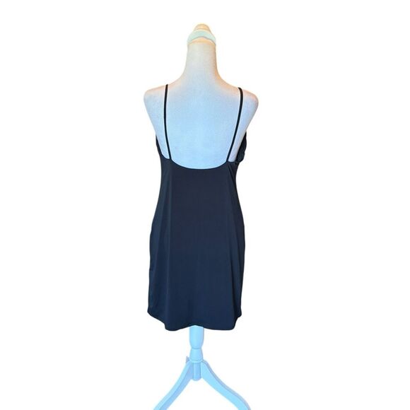 Abercrombie & Fitch Convertible Strappy Cutout Mini Dress Womens Large Black NEW - Picture 4 of 14